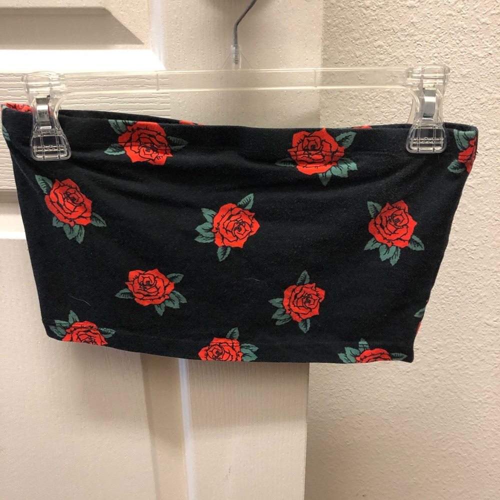 Bandeau crop top size medium
